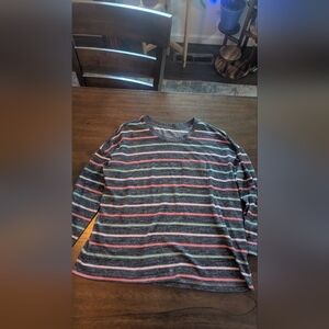 Torrid Super Soft Plush Long Sleeve With Stripes. Dropped Shoulder.